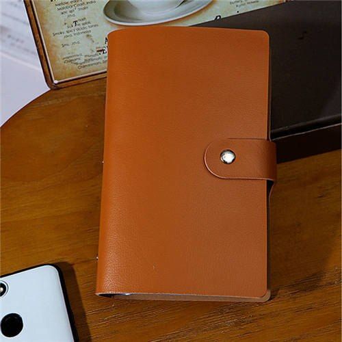 PURDORED 1 pc 156 Bits Card Bag Unisex Business Card Holder PU Leather Credit Card bag Carteira Mujer Dropshipping