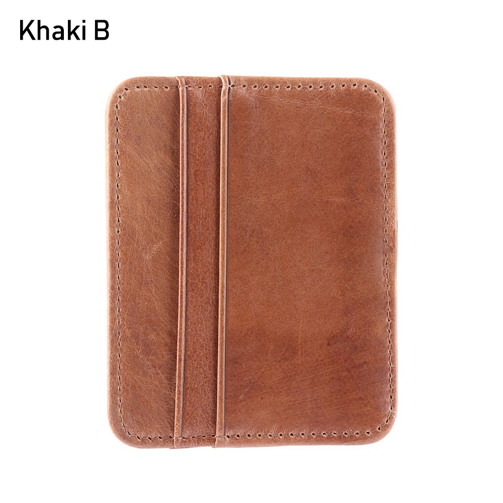 Fashion Carbon Fiber Credit Card Holder Coin Pocket Slim Wallet Anti-chief Blocking Money Clip