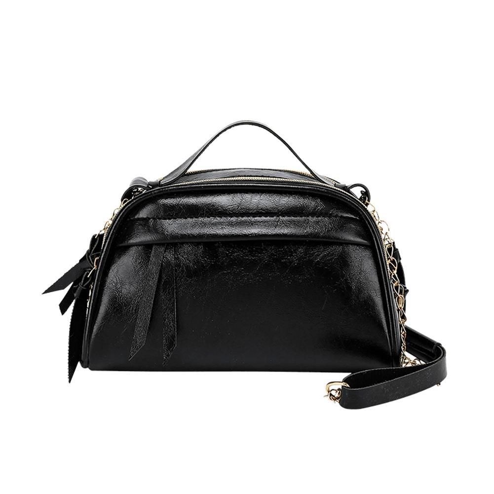 【BestGO】Women Crossbody Totes Bags Leather Solid Purse Shoulder Messenger Handbag