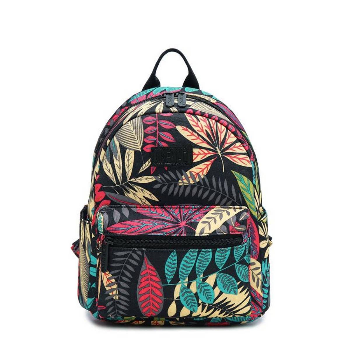 Women Floral Printed School Bags for Teenage Girls Mini&Large Size Mochila Leisure Travel BackBag Female Canvas Bagpack