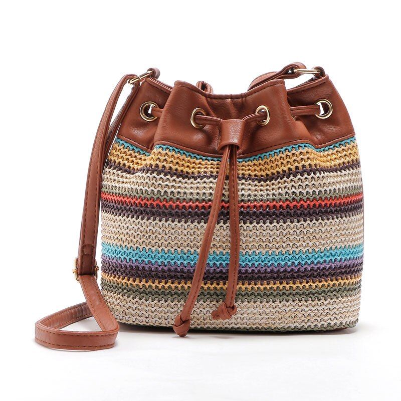 REPRCLA New Color Bucket Bag Fashion Women Shoulder Bags High Quality Crossbody Messenger Bags PU Leather Designer Women Bags