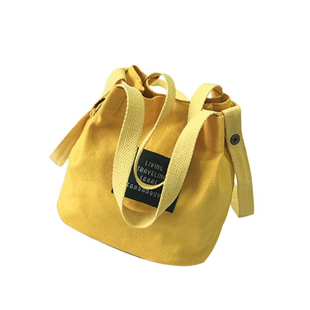Aelicy Lady Canvas Handbag Mini single shoulder bag Female shopping bags Bucket pack Fashion Designer Women Swagger Bag 0824