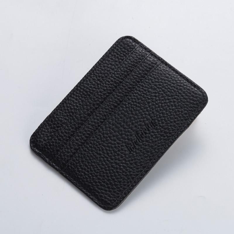 Baellerry Women Men Mini Multi-Card Holder Casual Business Pu Leather Wallets Purse K9106