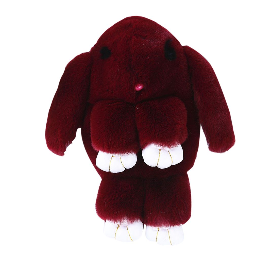 Yfashion Women Cute Cartoon Rabbit Sling Bag Fluffy Bunny Shoulder Crossbody Bag