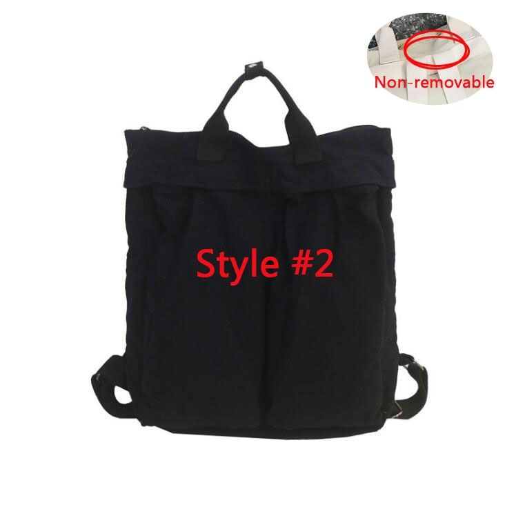 Wahyah Canvas Pack Bag Crossbody Bags for Woman Handbags Purse Oversize Totes Shoulder Bag Large Capacity Clutch Bag Solid ZY058