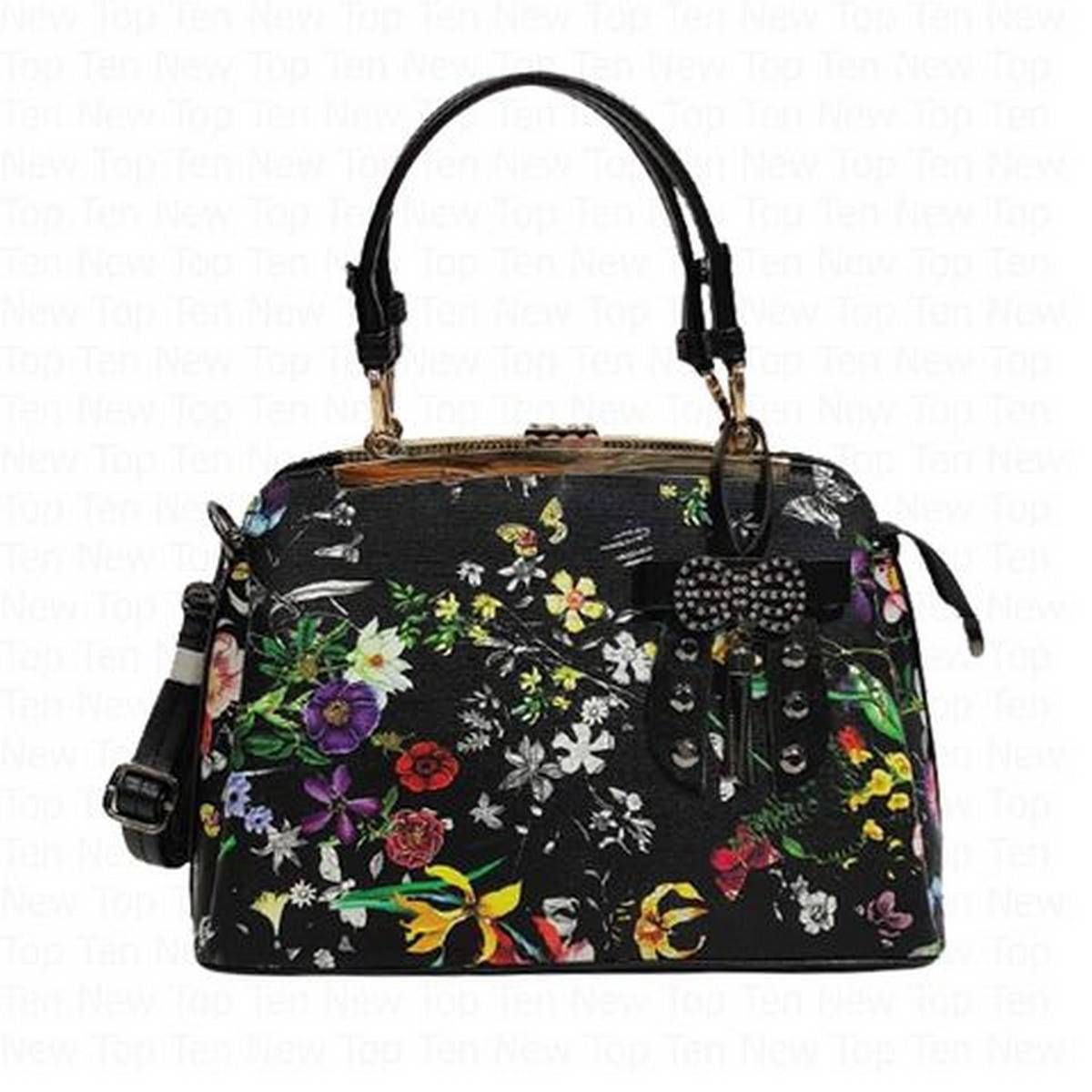 Trendy Printing Collagegoing Bag Online Red Handbag Foreign Trade Cross Border Women'S Bag