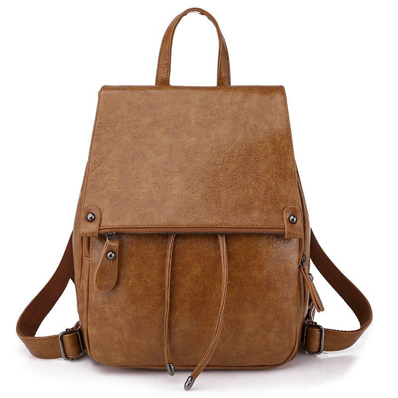 Women Backpack Fashion Preppy Style School Backpack PU Leather Women Shoulder Bag Mochilas School Bags For Teens Girls Sac A Dos