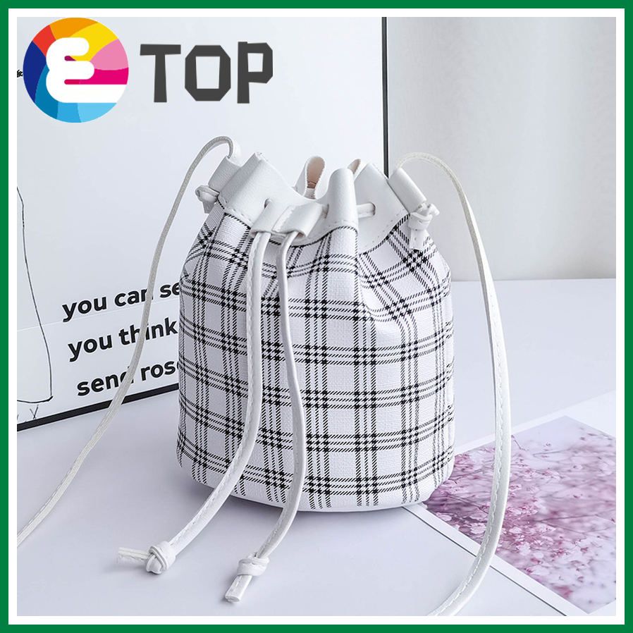 Ladies printing bucket bag Korean version of summer and autumn personality one-shoulder diagonal change bag