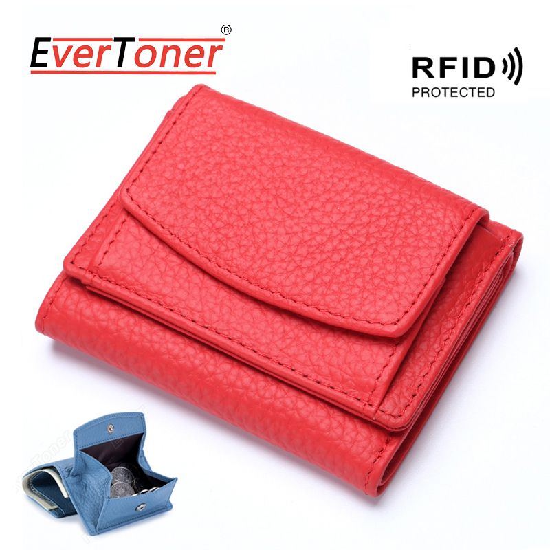 EverToner Leather Women Wallet Coin Purse Female Leather Wallet Mini Women Purse Coin Pocket