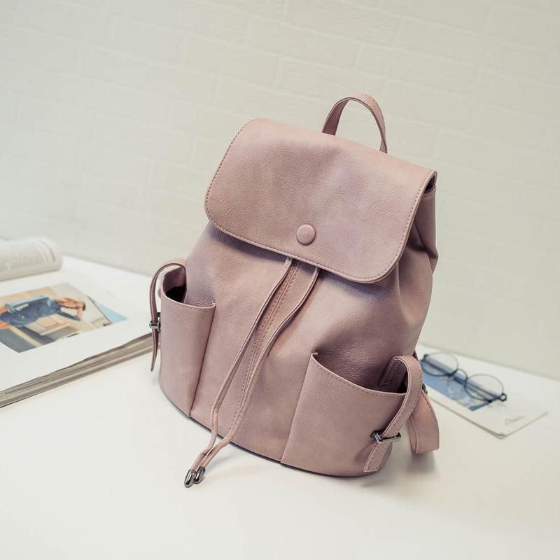 Korean Women Backpack Pure Color Fold Backpack College Luggage Bag Luxury Handbags Women Bags Designer Purse Handbag Fanny Pack Backpack Wallet Purses And Handbags Bags For Women