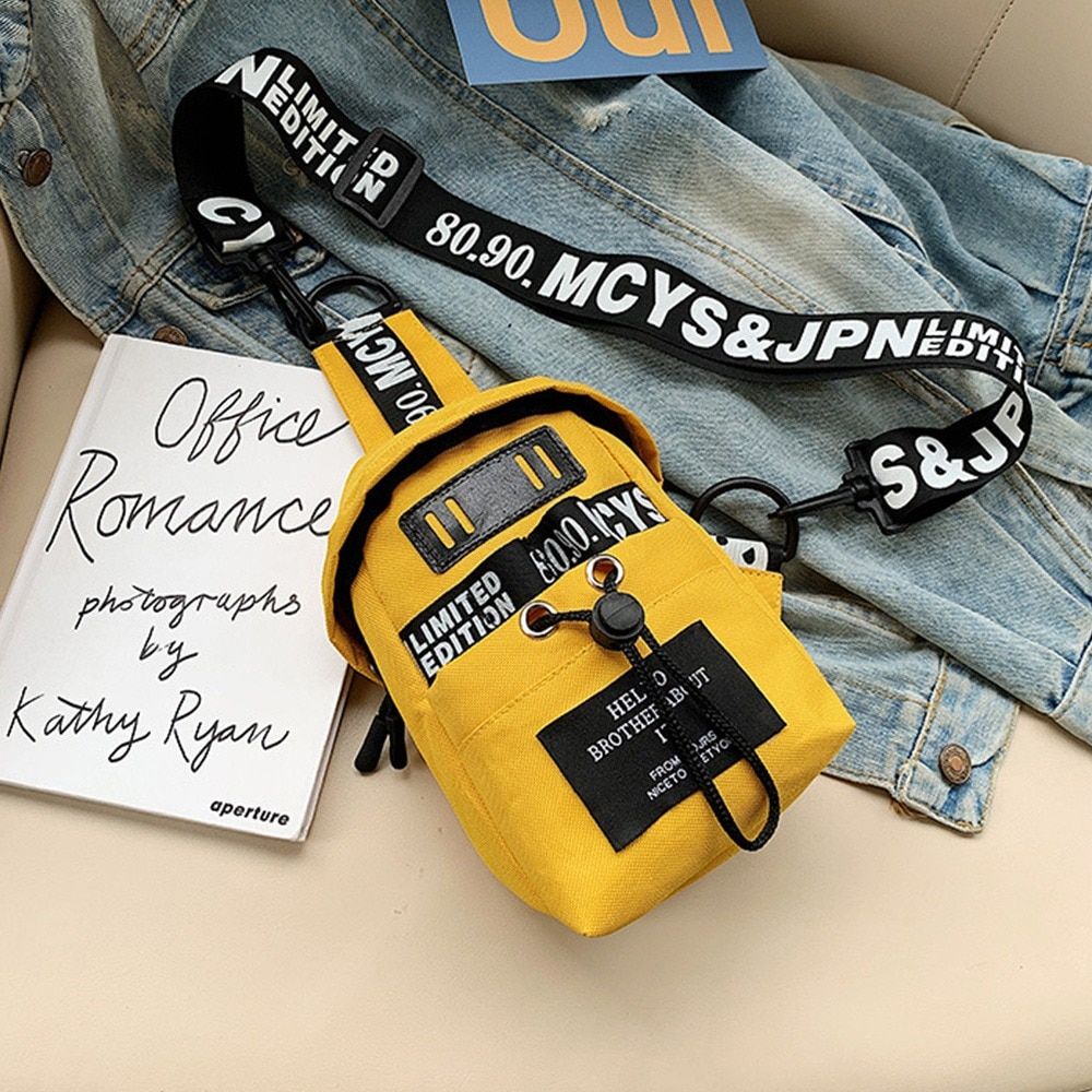 Women's Backpack Casual Travel Bags School Girl Chest Bag With Buckle Female Bags Multi-Functional Crossbody Bags For Women