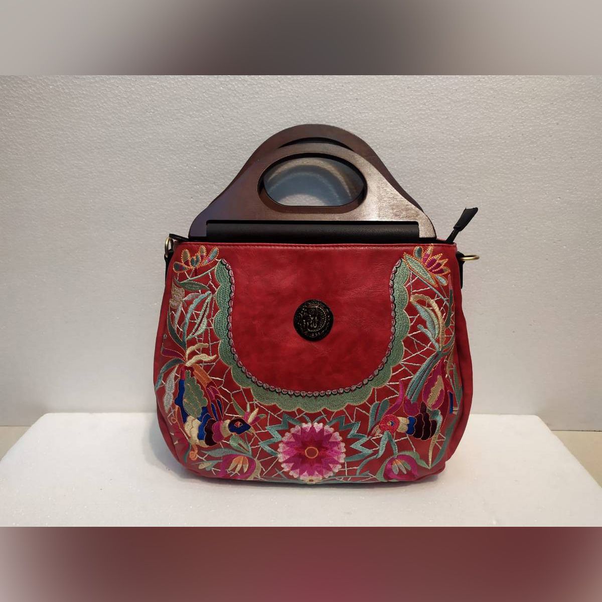 Stylish Vanity Bag WOODEN Top Handle CrossBody College Going Bag Messenger Bag Office Goning Bag For Women Bag