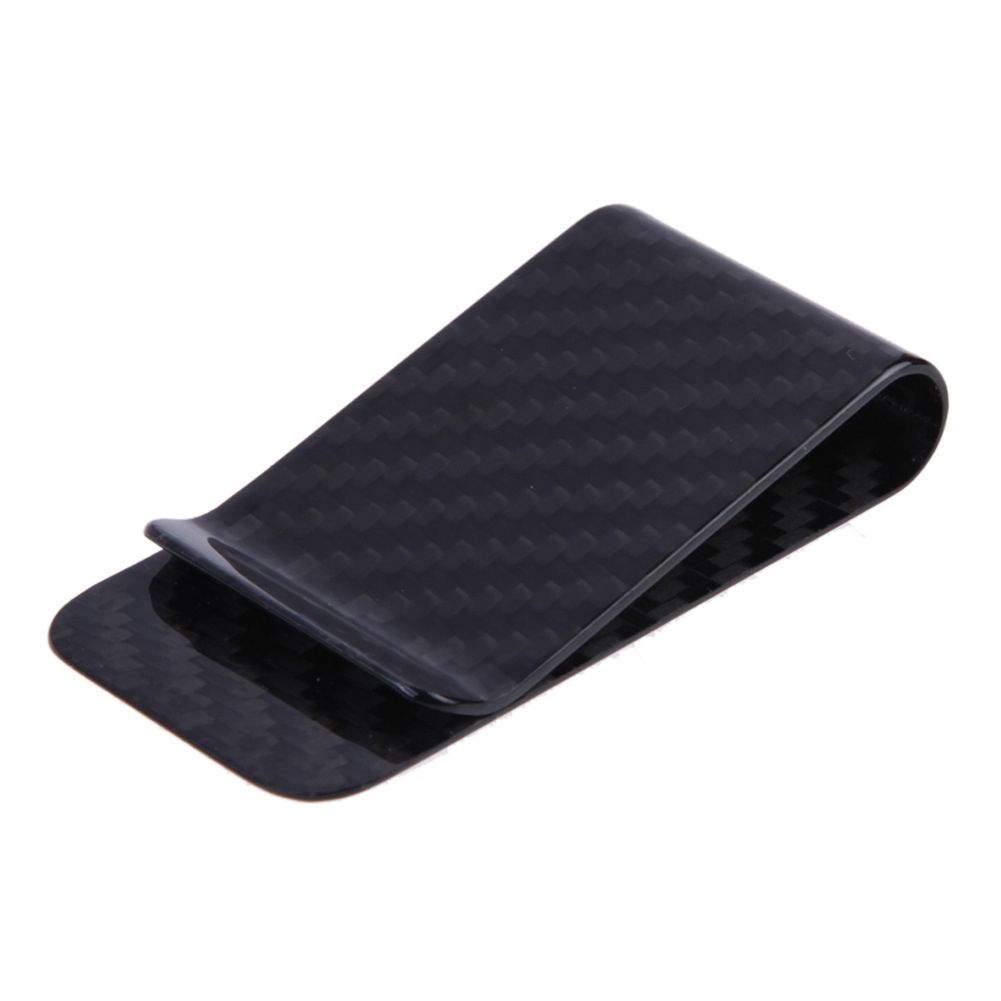 Carbon Fiber Texture Wallet Purse Money Clipper Pocket Credit Card Cash Holder