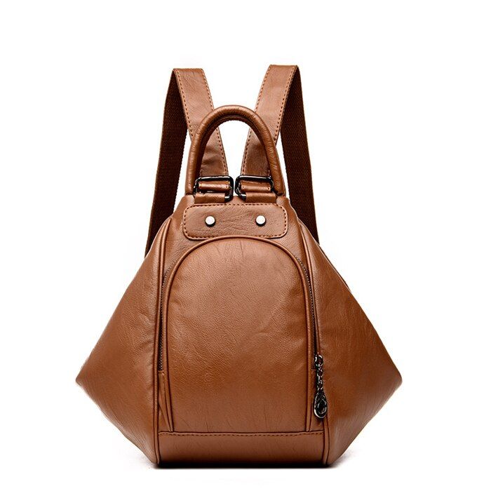 Backpack Multifunction Women Backpack Leather School Bag For Girls Mochila 2020 New Fashion Travel Back Pack Sac A Main