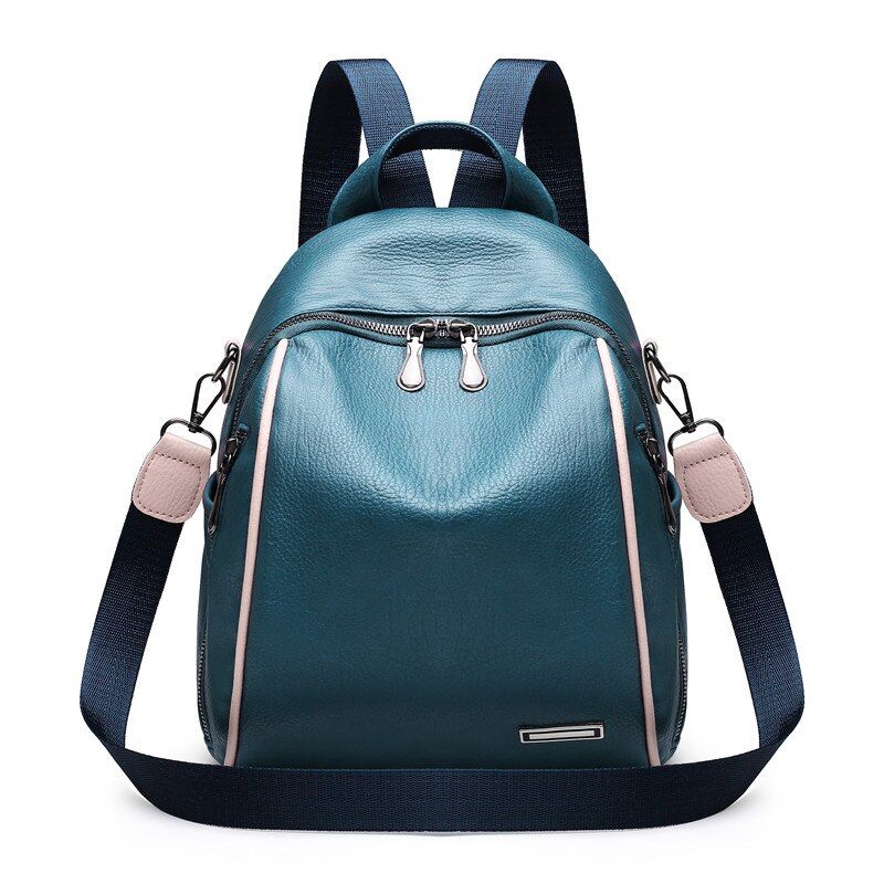 Toposhine 4 Color Women Backpacks High Quality Small Women Backpacks Fashion Ladies Backpack Girls School Bag Popular Blue Bags