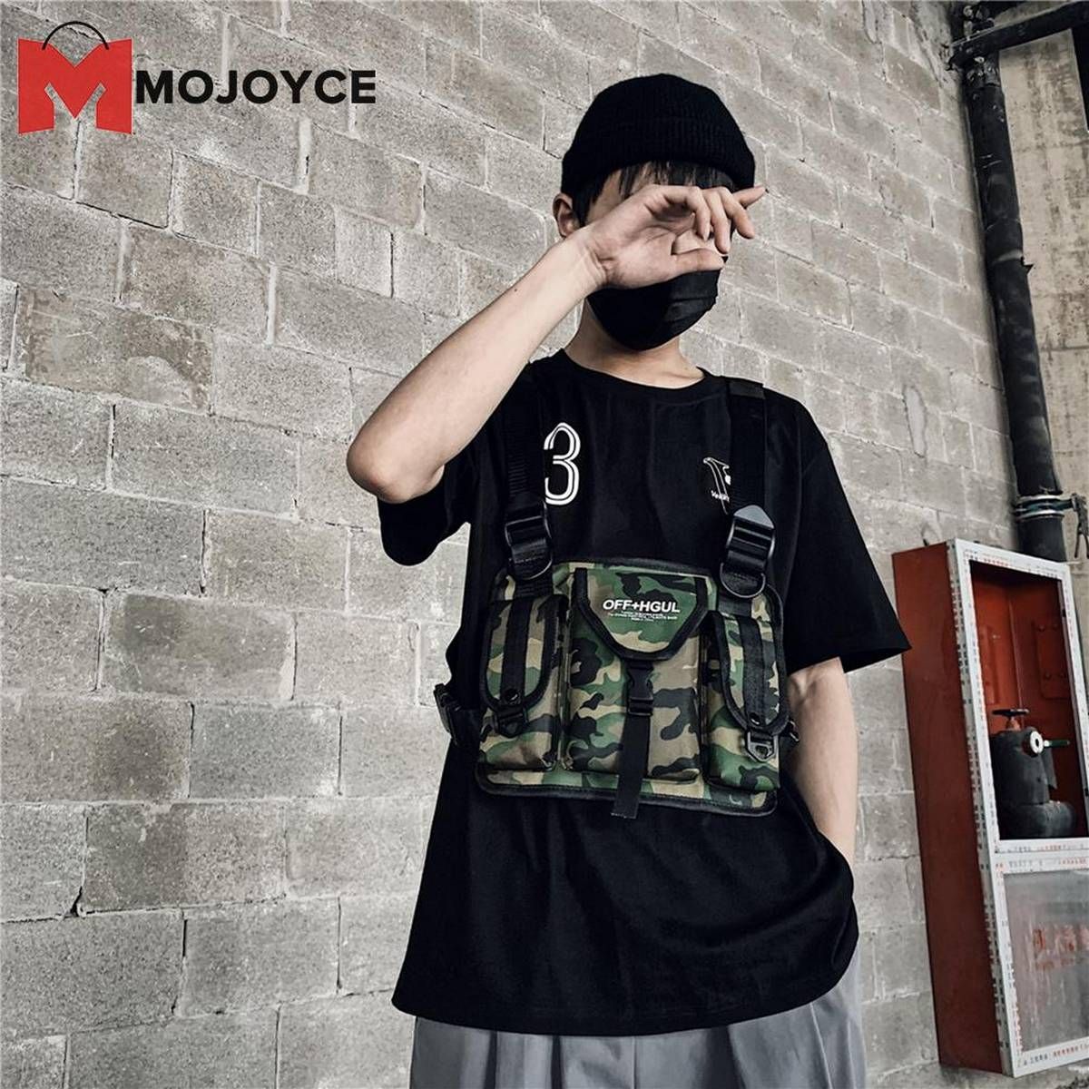 Unisex Streetwear Vest Bag Waistcoat Pack Hip Hop Style Korean Travel Crossbody Pouch