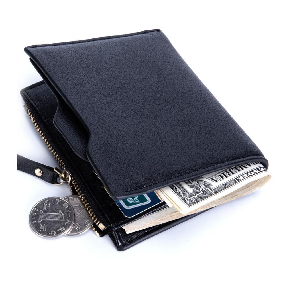 Leather Mens Wallet Credit Carder Holder Bifold Purse