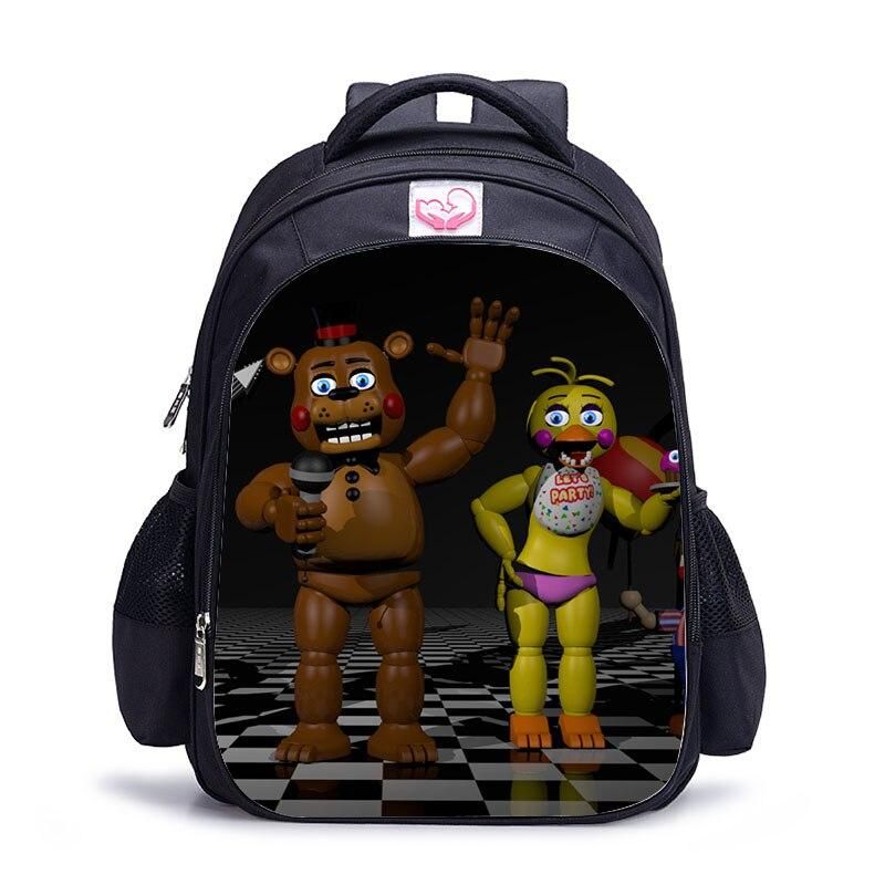Five Nights At Freddy's Schoolbag Backpacks Bonnie Fazbear Foxy Freddy Chica School Bags for Teenager Kids Bags
