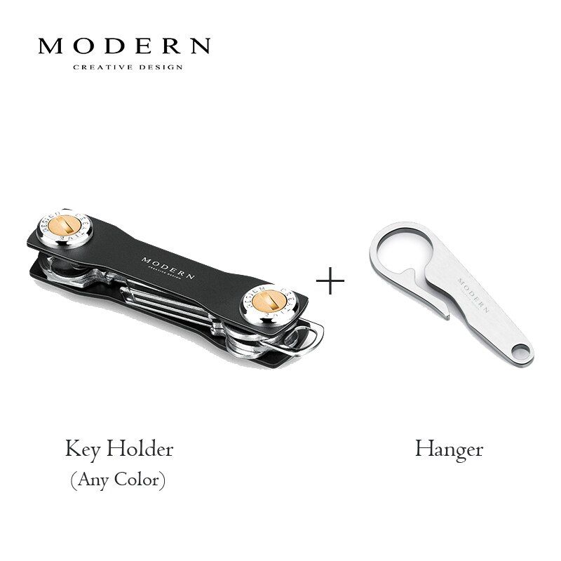 Modern - Brand    Leather Smart Key Organizer Holder Key Chain Key Wallet Creative Travel Man Woman Gift