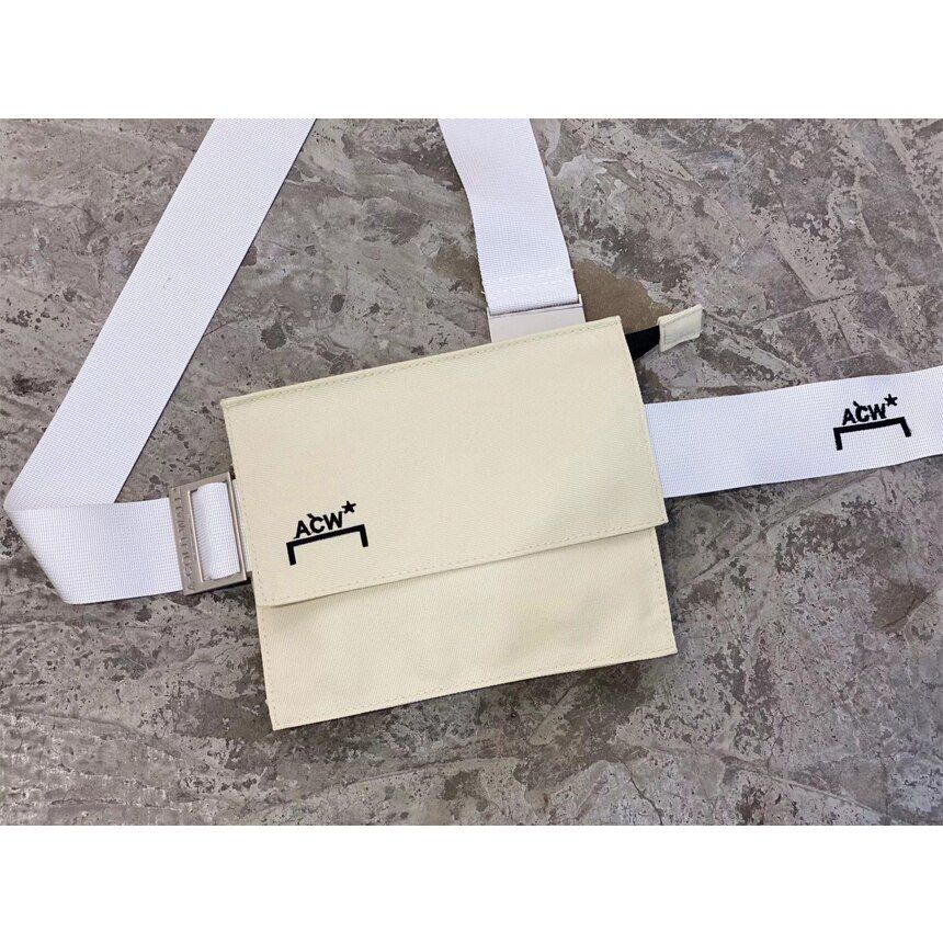 2020 A COLD WALL* Bags Men Women Classic ACW* Embroidered Logo A COLD WALL Backpacks High Street square Bag Long shoulder strap