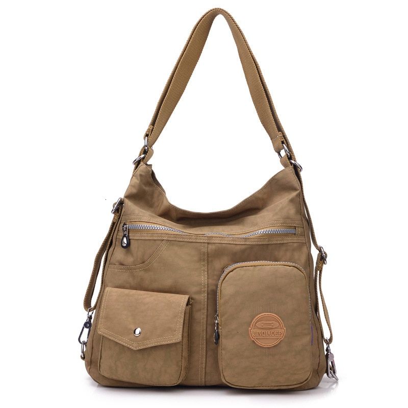 TTOU Fashion Women Waterproof Multi-function Bag Double Shoulder Bag Classic Handbags High Quality Nylon Female Handbag 2019