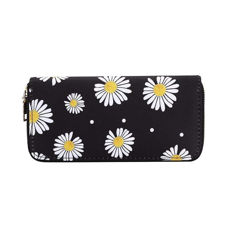 Oxford Cloth Applique Style Women Long Wallet Purses Coin Purse Card Holder Small Wallet Women Money Purse