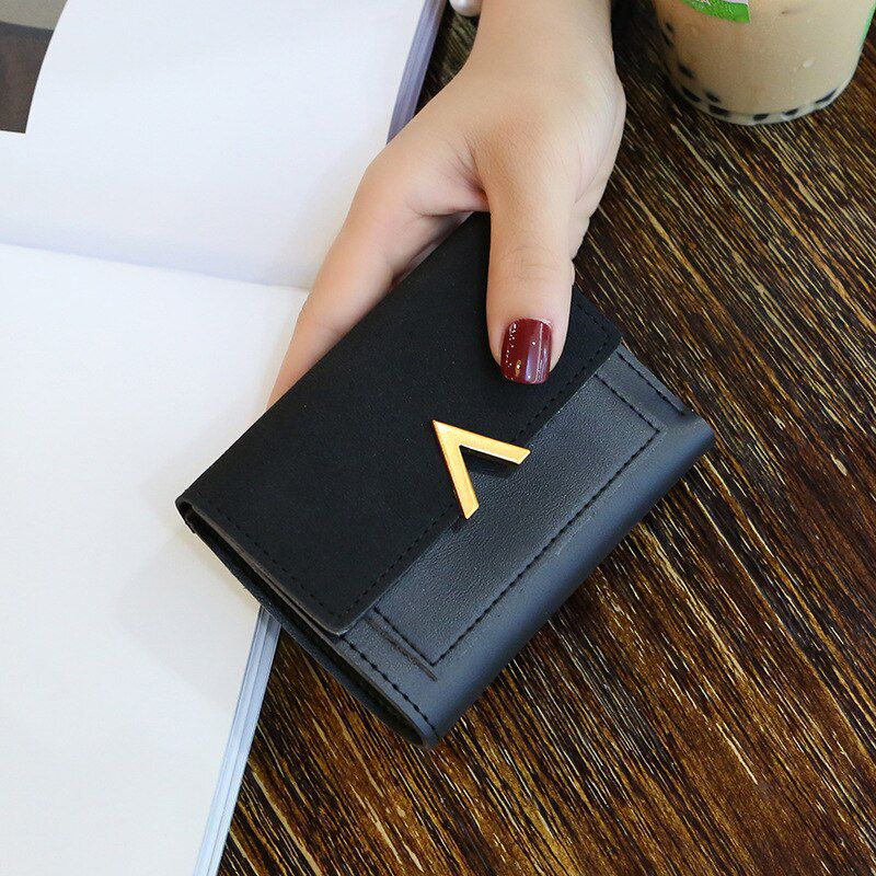 Leather Women Wallets Hasp Lady Moneybags Zipper Coin Purse Woman Envelope Wallet Money Cards ID Holder Bags Purses Pocket
