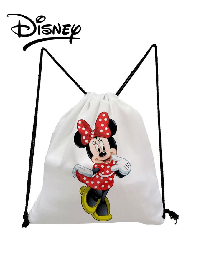 Disney Mickey Mouse Backpack Sports Gym Bag Fashion Cartoon Swimming Storage Bag Child School Bag Well Made Gift Drawstring Bag