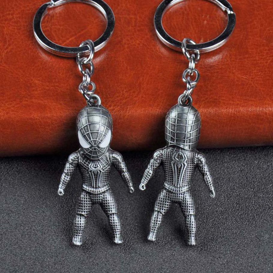 Creative Alloy Keychain Car Key Gifts for Men Women Animation Design D-317