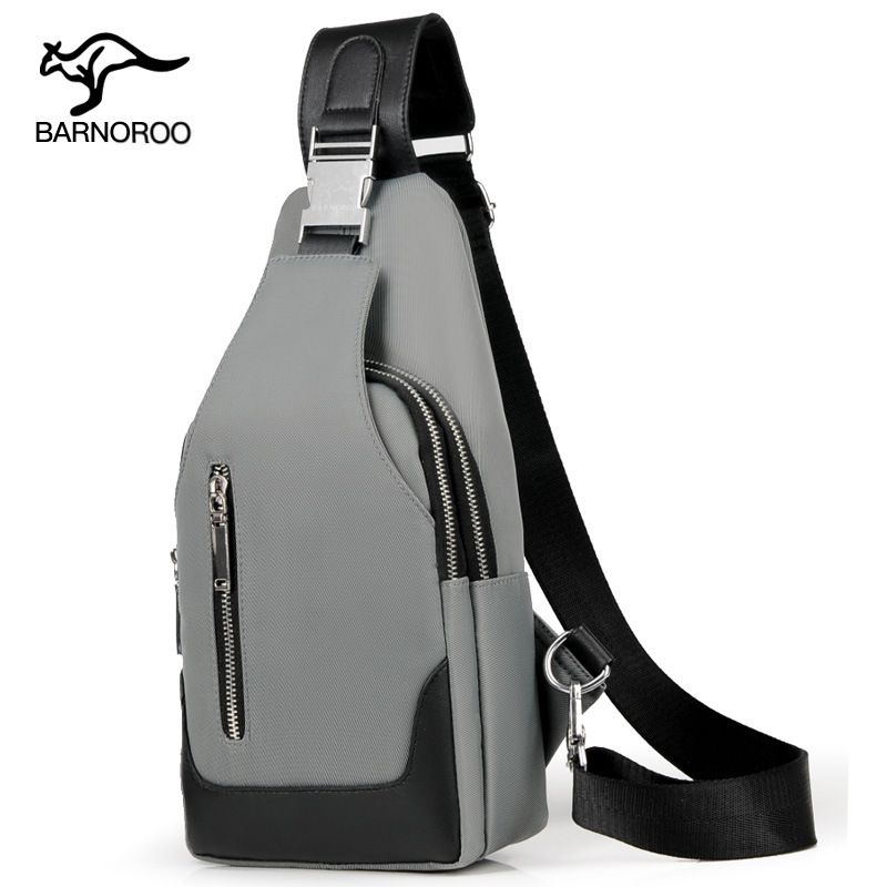 Korea style  Bano new chest bag men's casual messenger bag waterproof Oxford cloth shoulder bag chest small backpack