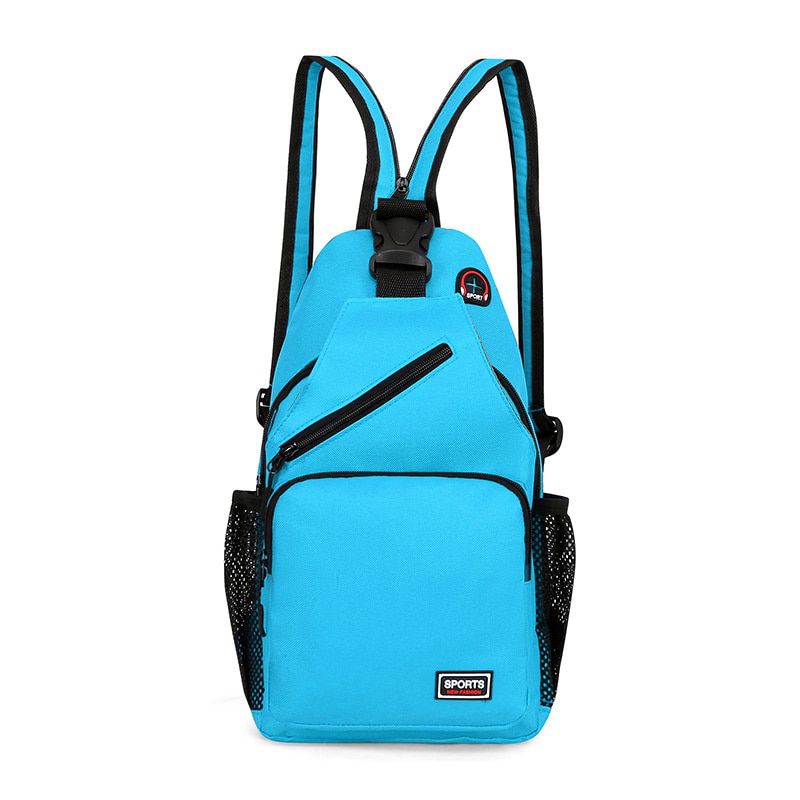 Women Casual Small Sling Backpack Travel Chest Bag With Earphone Hole Crossbody Bagpack Shoulder Bags For Hiking Cycling Sports