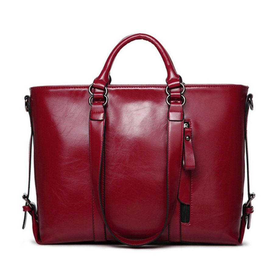 OIMG Women Fashion Minimalist Handbag Leisure Business Shoulder Bag Tote Bag
