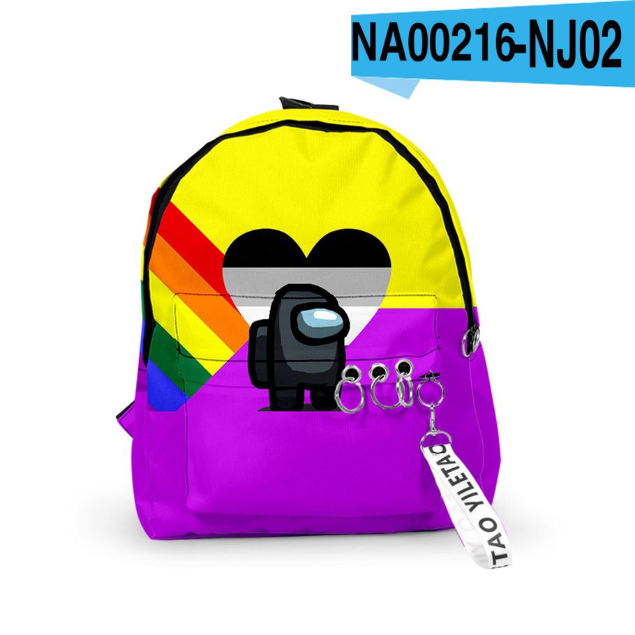 Children Backpacks Small Bags Uni Candy Colors 3D Oxford Waterproof Key Chain  Cute Kawaii Boys Girls School Bags