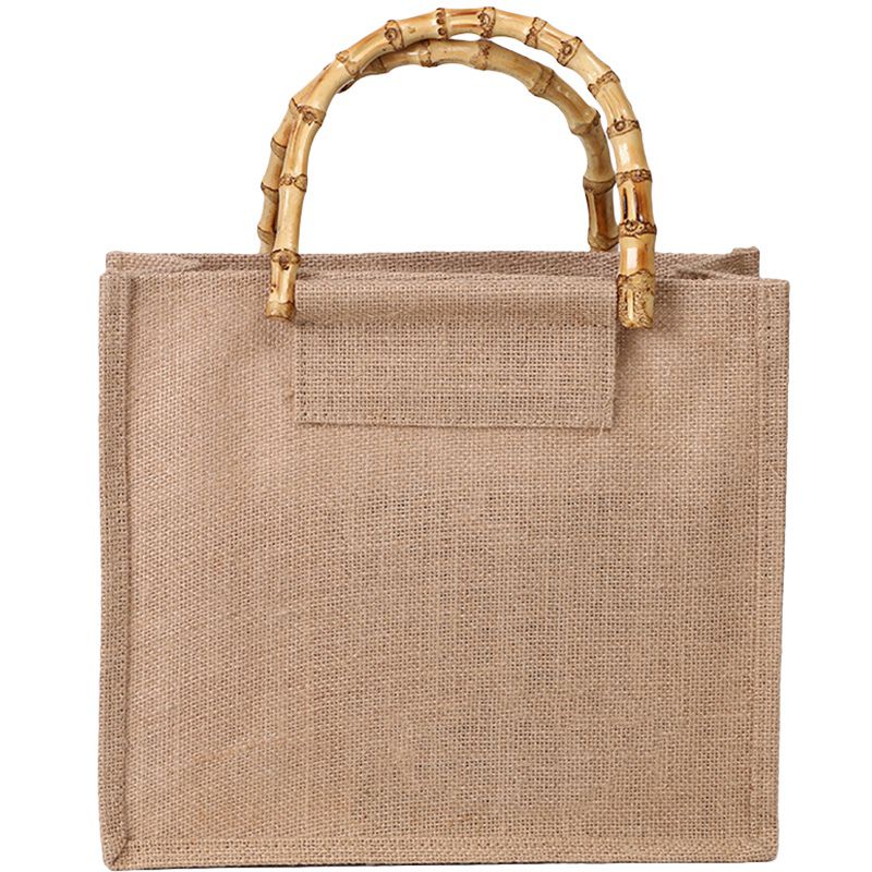 Women Men Handbags Cotton Foldable Reusable Shopping Bag Rubbing Cart Eco Shoulder Organization Bag(Khaki)