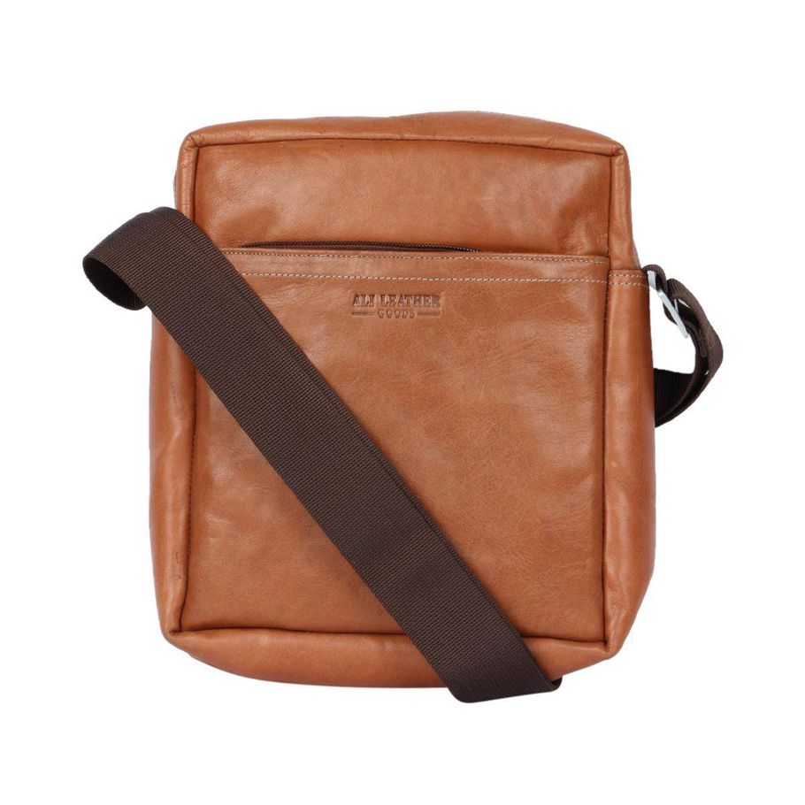 Brown Leather Office Bag for Men