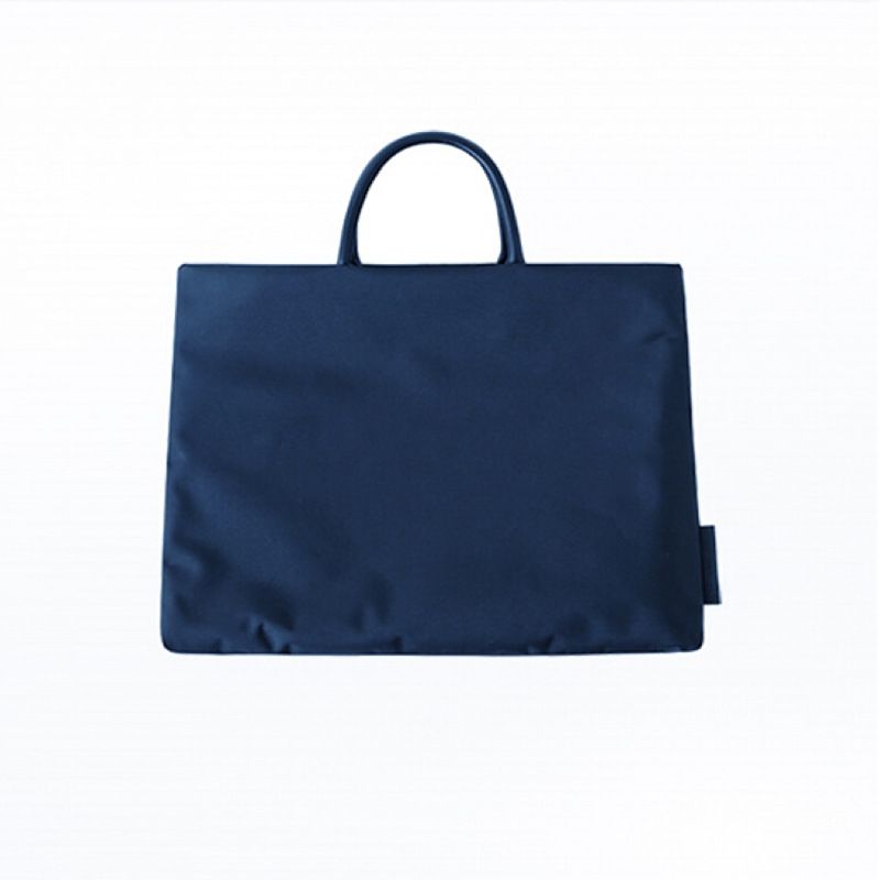 Waterproof Nylon Laptop Protective Case Large Capacity Liner Bag Business Bag (14 Inches Blue)