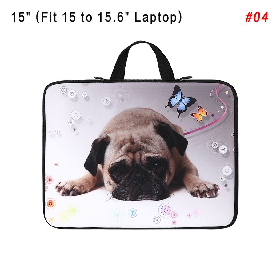 Portable Fashion Design Large Capacity Shockproof Laptop Bag Soft Handbag Computer Sleeve Case Notebook Cover