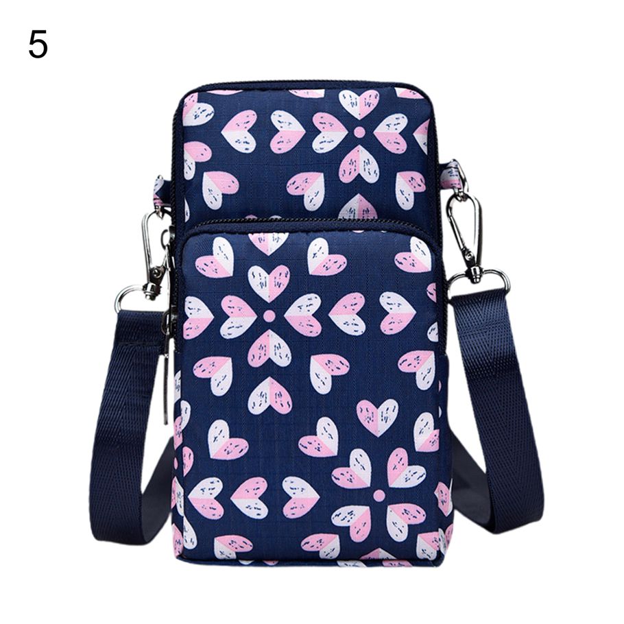 Sports Bag Flower Pattern Wear-resistant Exquisite Shoulder Bag