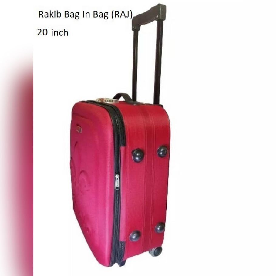 20 inchi Maroon Parachute Fabric Trolly Bag luggage bag