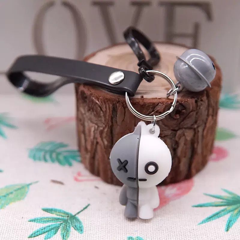 BTS K-POP Cute Promotional 3D Rubber Soft PVC Keychain keyholders VAN