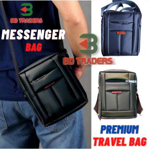 Messenger Bag Bike Rider Crossbody Shoulder Handbag Bag For Men- 3 Colors