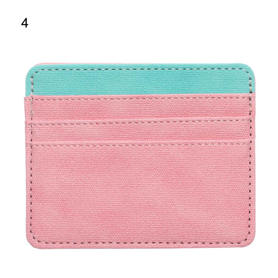 New Wallet Case Leather  Business Card Wallet Money Pocket ID Card Holder Card Package