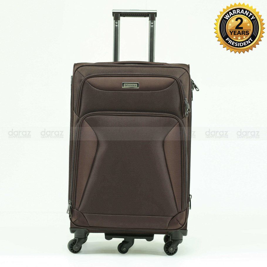 President Family Size 24" Inch Trolly Travel Bag 5Wheel Luggage Suitcases with 2 Years Warranty
