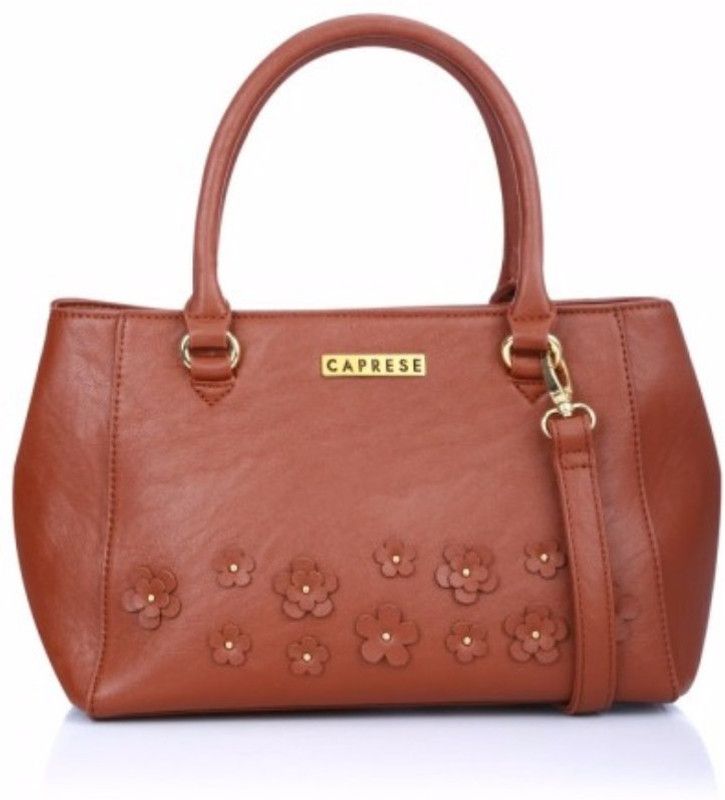 Women Tan Satchel - Mini