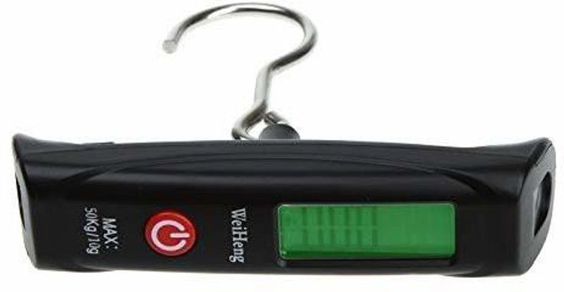 MOHAK 50kg * 10g LCD Digital Scale Electronic Luggage Weighing Scale Hanging Weighing Scale  (Black)