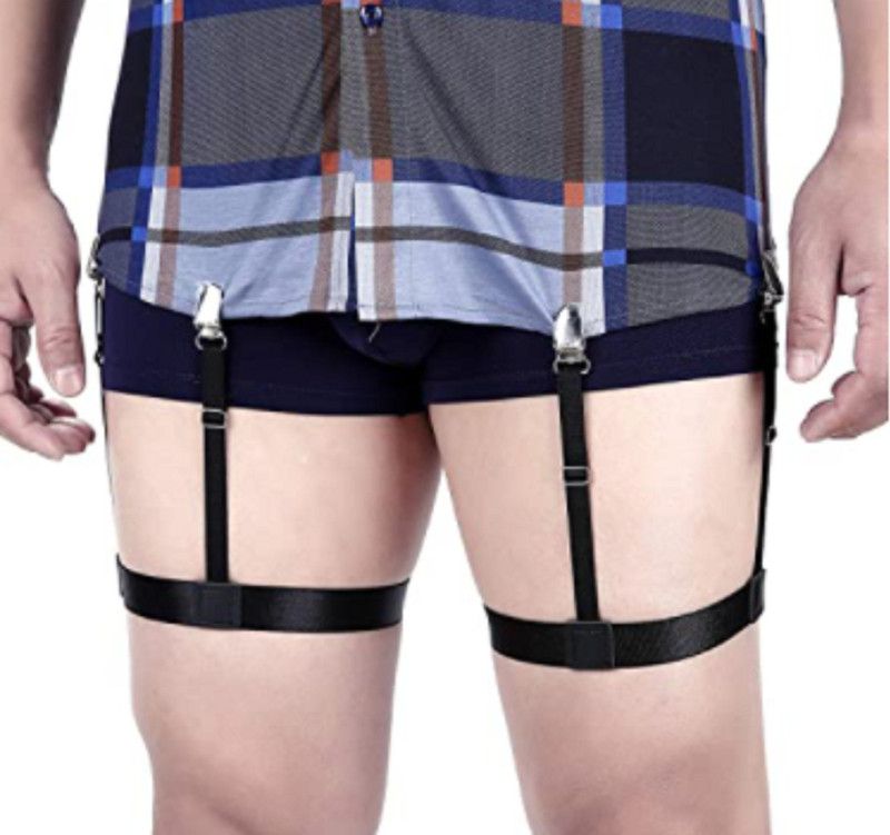 frokht X- Back Suspenders for Men  (Black)