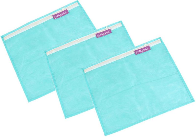 PRETTY KRAFTS Non Woven Single Saree Cover Sari Cover F1537_Sea green3  (Sea green)