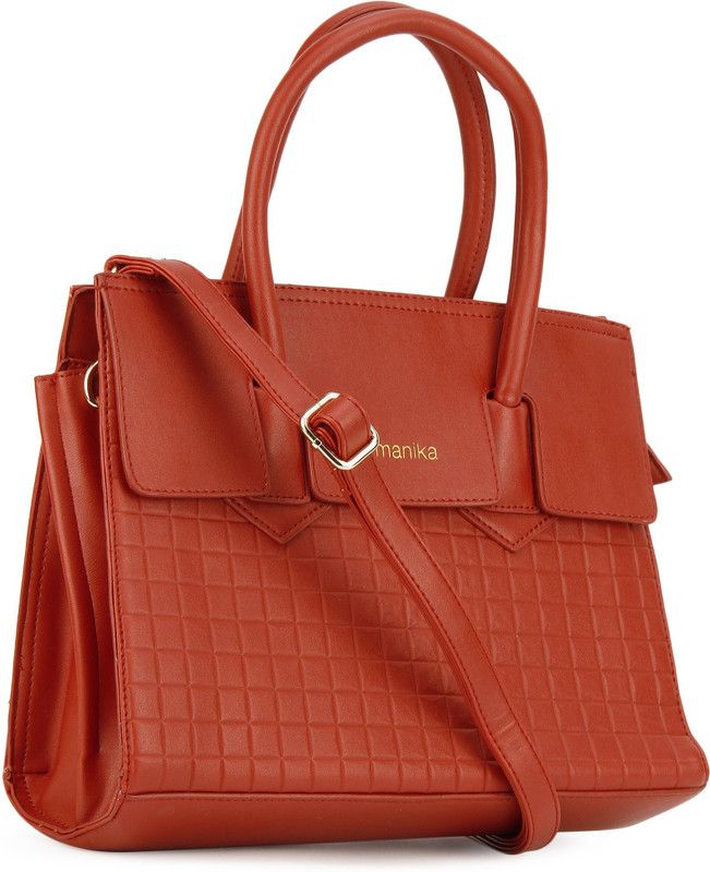 Women Orange Hand-held Bag - Extra Spacious