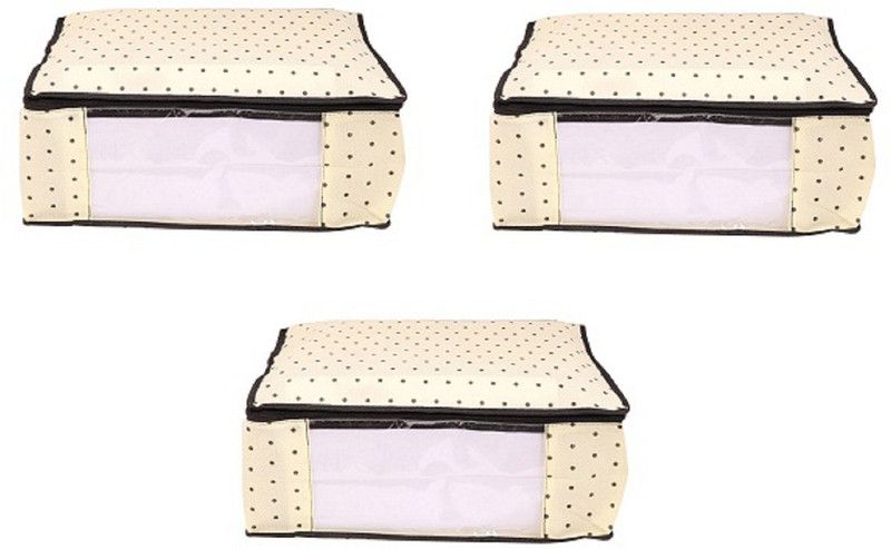 ROYALIMAGES Designer Non Woven Saree Cover Set Of 3 RI_003_PK03 9IN/SAR/NET/RP/03p9781234568289  (Yellow)