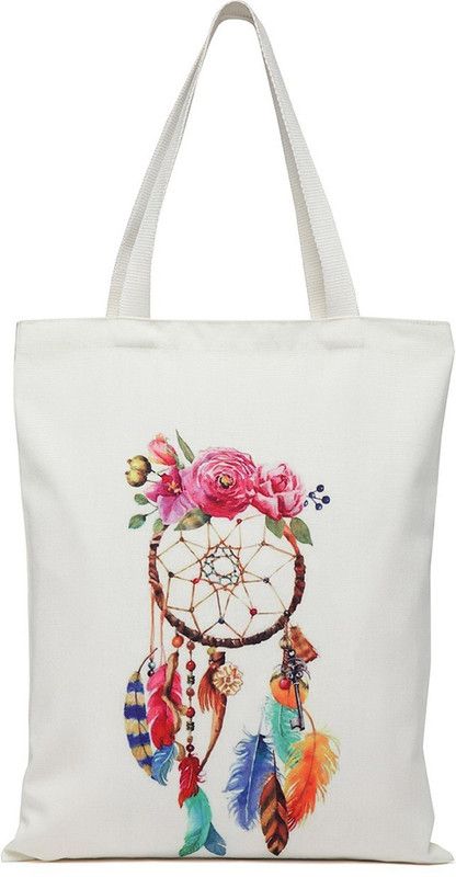 Women Multicolor, White, Pink Tote - Extra Spacious